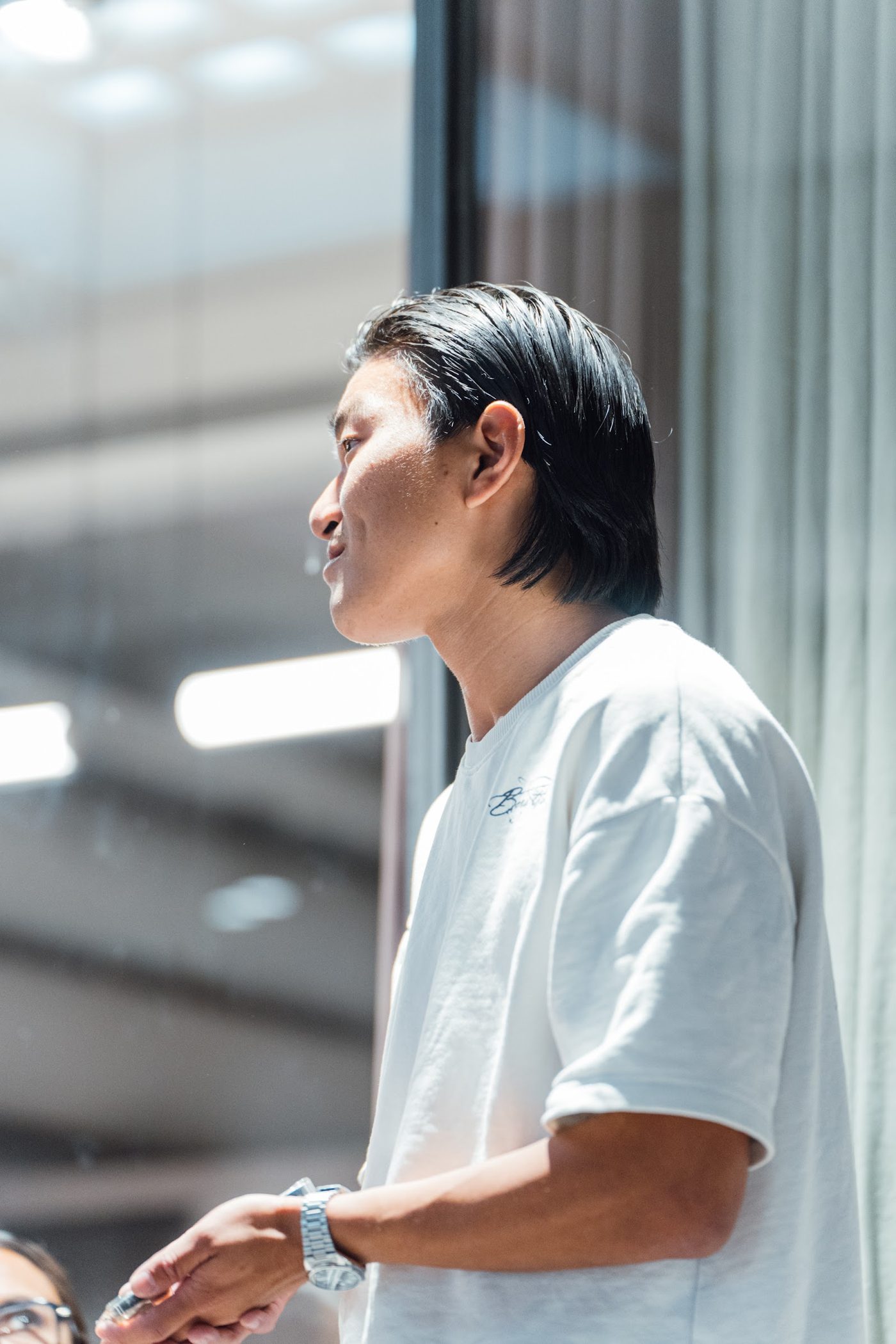 A member speaking during a YOUNG session