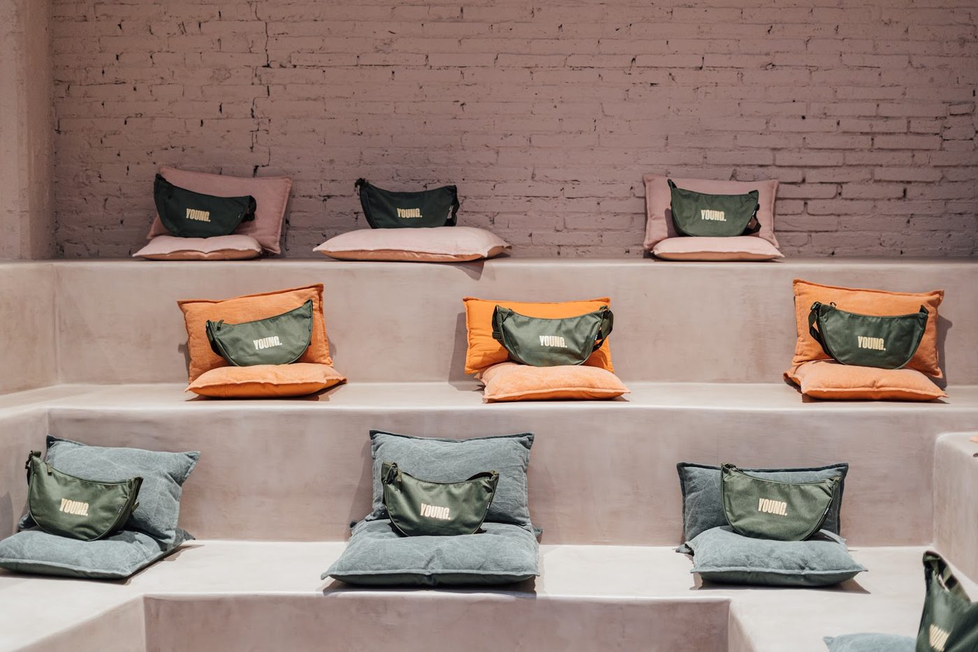 Seating filled with members before a YOUNG session